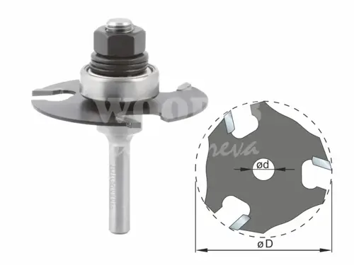 Drážkovacia fréza kotúčová Z=3; D50,8; B3,0; d 8