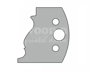 Zákazkový profilový nôž - DVERE RUSTIK; 13; 50x4; HS