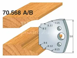 Profilový nôž FLURY; 50x4; 568A