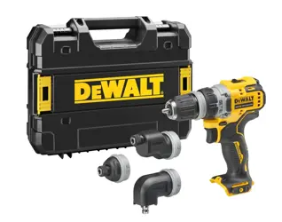 Akumulátorový vŕtací skrutkovač Dewalt DCD703NT kompakt; 12V; bez aku a nabíjačky; kufor
