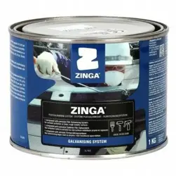 ZINGA antikorozná ochrana; sivá zinkova; 1,0kg; matná