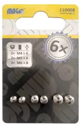 Servisná sada ku kľučkám - 6ks