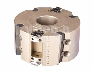Staviteľná zaobľovacia fréza; D160; B50;B8~50; d40; Z4+2+2