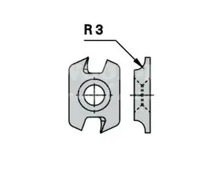 Rádiusový element R3; ľavý
