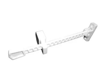 Zarážka okenná biela