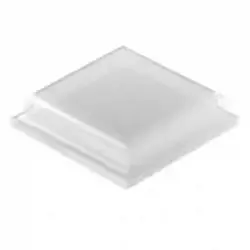 Samolepiaci polyuretánový doraz; V9,7; Š19,8x19,8; priesvitný