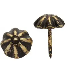 Ozdobný klinec 508B - staré zlato; D12mm; L13mm; 1000ks