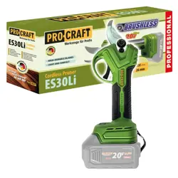 Aku nožnice záhradné Procraft ES30Libb; bez aku a nab.