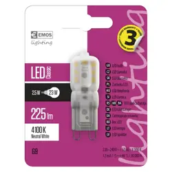 Žiarovka LED 1,9W (21W) 4000K, G9