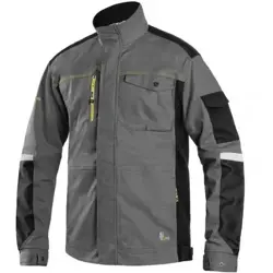 Bunda monterková Stretch; sivá; vel. 50