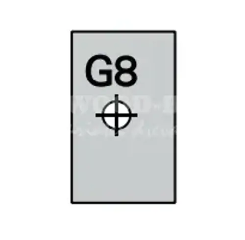 Žiletka rovná; profil G8;