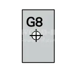 Žiletka rovná; profil G8;